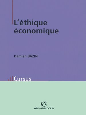 cover image of L'éthique économique